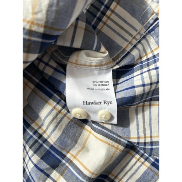 Hawker Rye Mens XL Plaid Long Sleeve Button Up Shirt Lot of 2 Slim Regular Fit - Picture 6 of 12